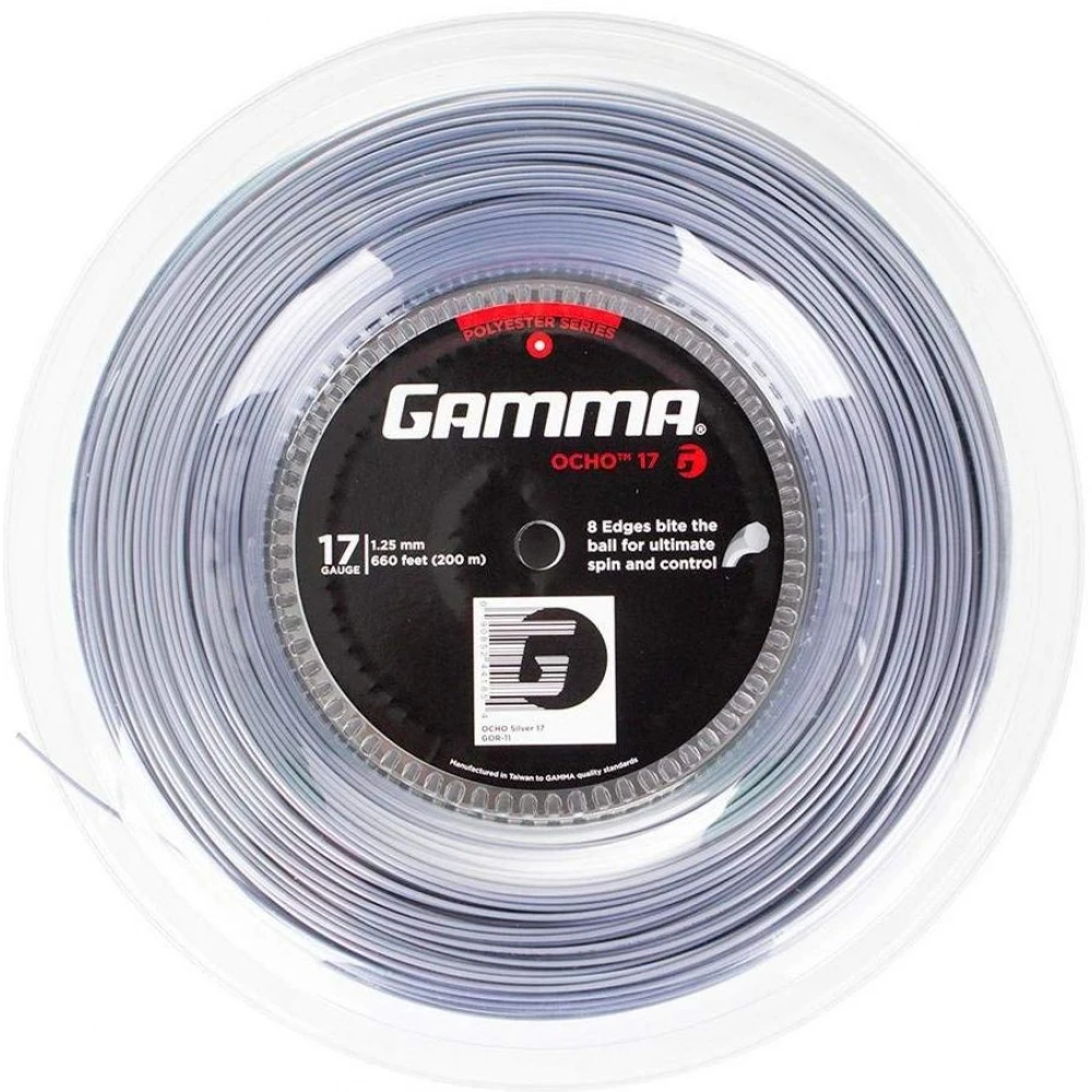 Gamma OCHO 17g Tennis String (Reel) 1 Gamma OCHO 17g Tennis String (Reel)