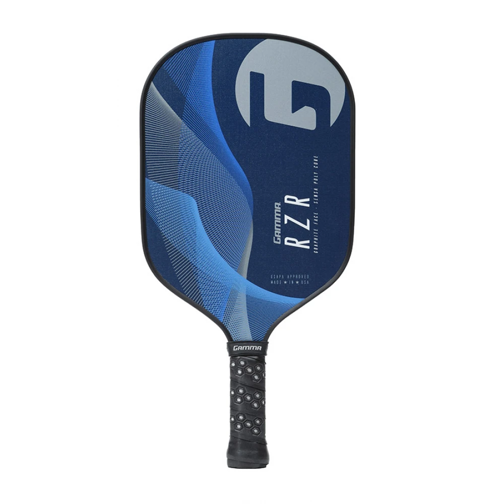 Gamma RZR Premium Poly Core Pickleball Paddle (Blue) 1 Gamma RZR Premium Poly Core Pickleball Paddle (Blue)