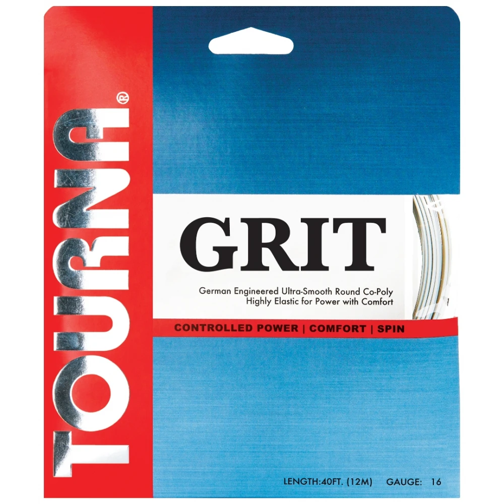 Tourna Grit 16g Tennis String (Set) 1 Tourna Grit 16g Tennis String (Set)