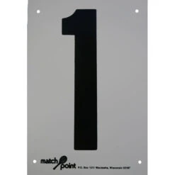 Har-Tru Tennis Court Sign Numbers- Select From 1 To 25
