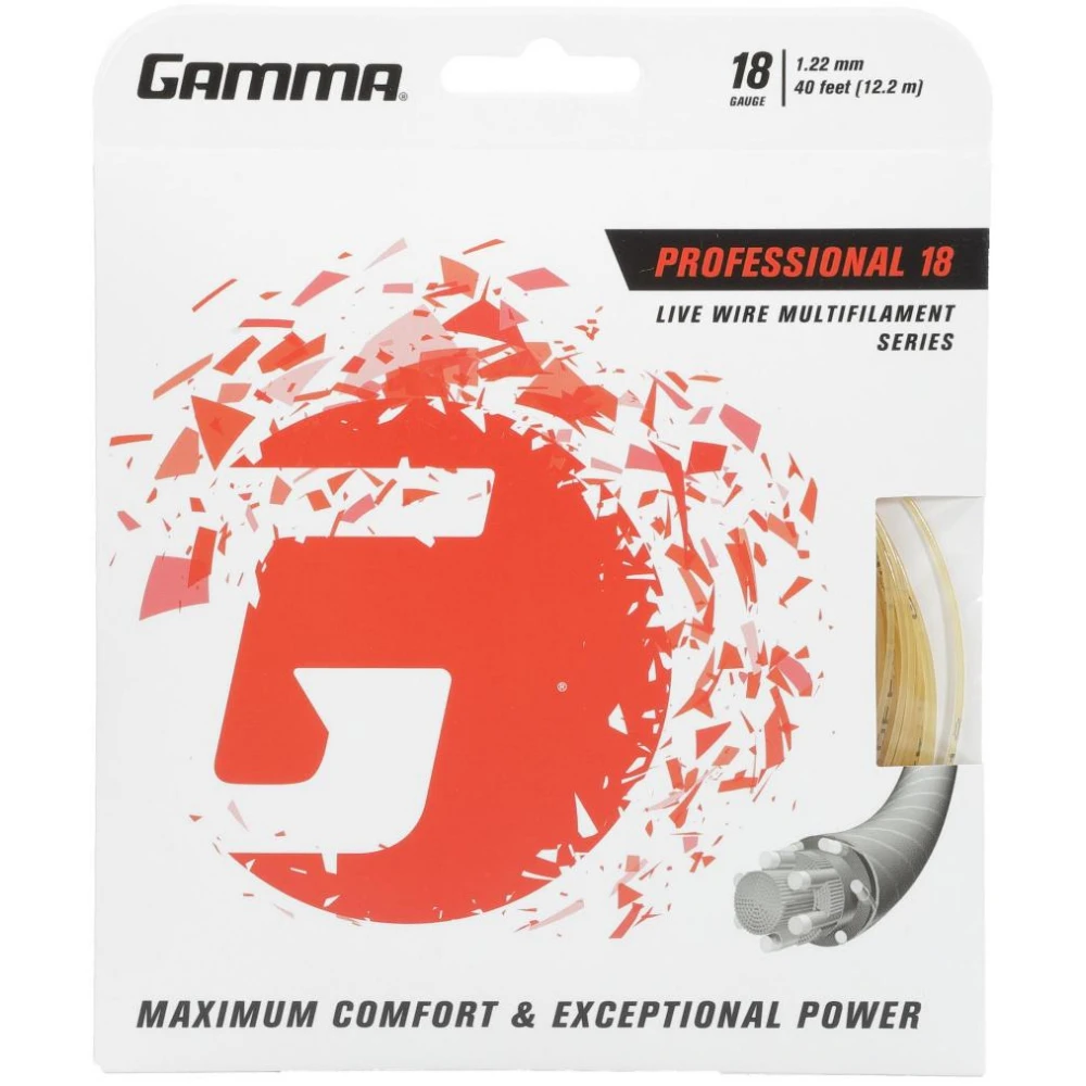 Gamma Live Wire Professional 18g Tennis String (Set) 1 Gamma Live Wire Professional 18g Tennis String (Set)