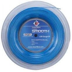 Laserfibre Laser Smooth 16g Blue Tennis Racquet String (Reel)