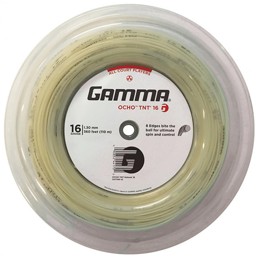 Gamma OCHO TNT 16g Tennis String (Reel) 1 Gamma OCHO TNT 16g Tennis String (Reel)