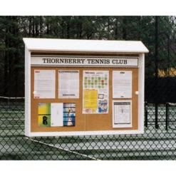 Courtmaster Outpost Model 1 Outdoor Tennis Court Display Board