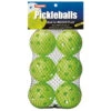 Tourna Indoor Lime Green Pickleballs (6-Pack)