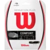 Wilson Sensation Plus 17g Black Tennis String (Set)
