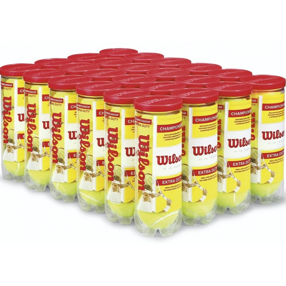 Wilson Championship Extra Duty Tennis Ball Case (72 Balls) 1 Wilson Championship Extra Duty Tennis Ball Case (72 Balls)