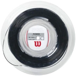 Wilson Synthetic Gut Power 16g Black Tennis String (Reel)